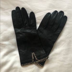 Vintage leather Italian gloves size 7.5